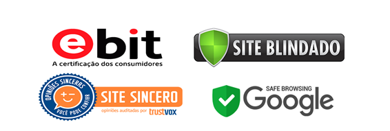 Selos de segurança - Site seguro, Google Safe Browsing, SSL, Compra segura